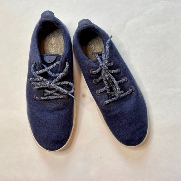 Allbirds Wool Runner Navy Blue 10 - Picture 1 of 9